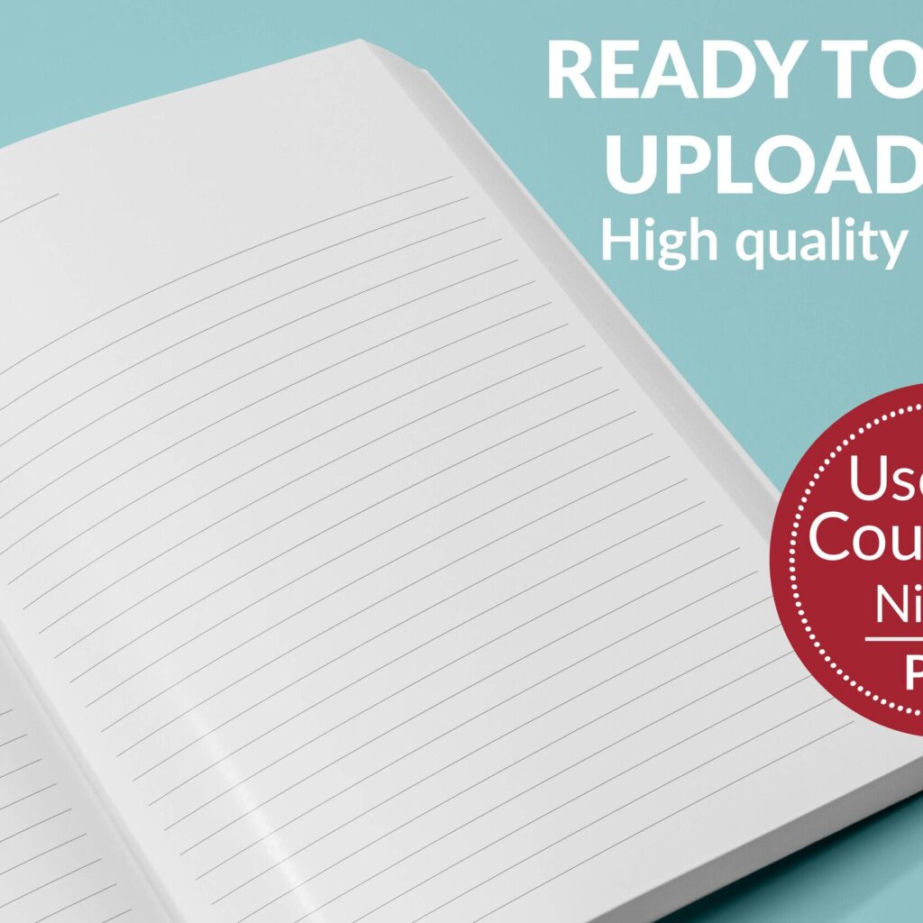 72 Amazon KDP interiors Bundle Templates for Blank Journal & Notebook, Ready To Upload PDF COMMERCIAL Use