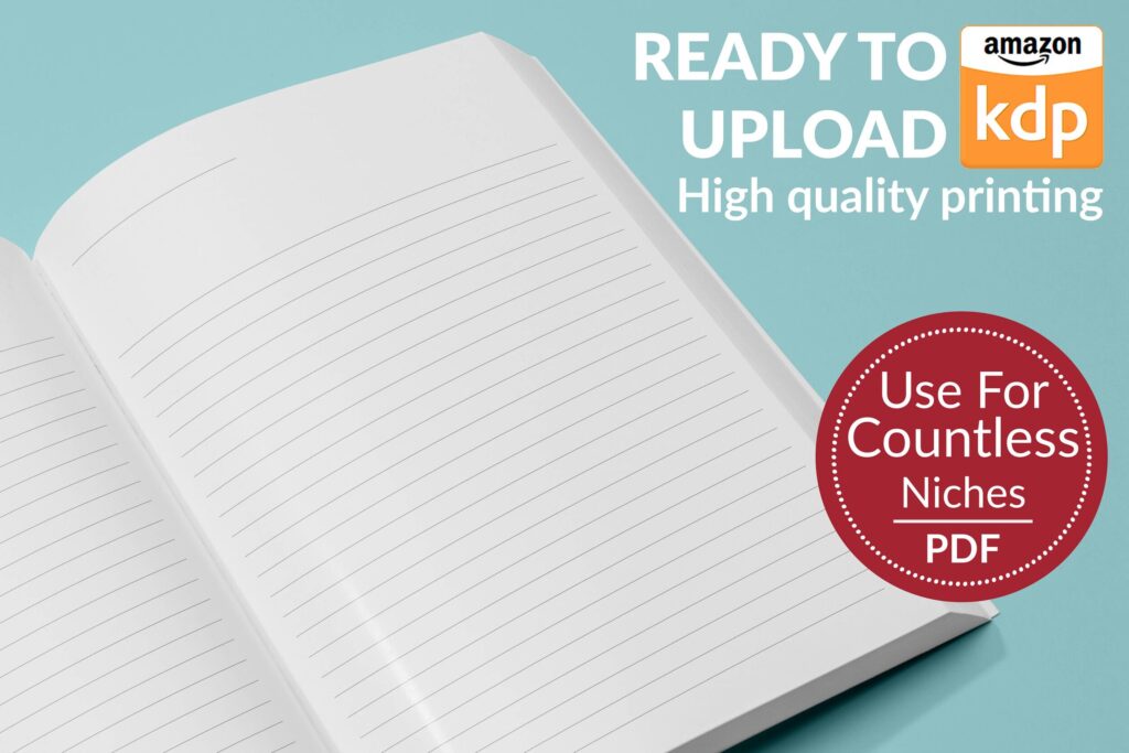 72 Amazon KDP interiors Bundle Templates for Blank Journal & Notebook, Ready To Upload PDF COMMERCIAL Use