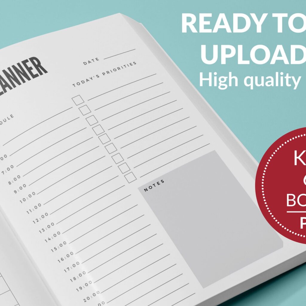 KDP Mega Bundle 10 Templates 60 interiors Lined Pages, doted, To-Do List, planner, Journal ,Notebook, Ready To Upload PDF COMMERCIAL Use