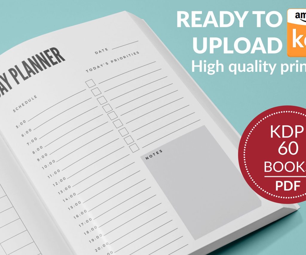 KDP Mega Bundle 10 Templates 60 interiors Lined Pages, doted, To-Do List, planner, Journal ,Notebook, Ready To Upload PDF COMMERCIAL Use