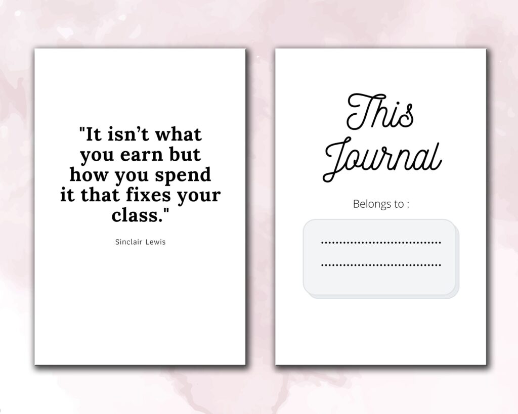 Budget Planner Journal 120 pages Ready to Upload PDF Commercial use Low Content Tracker budget Log KDP Template 6×9 8.5×11 5×8