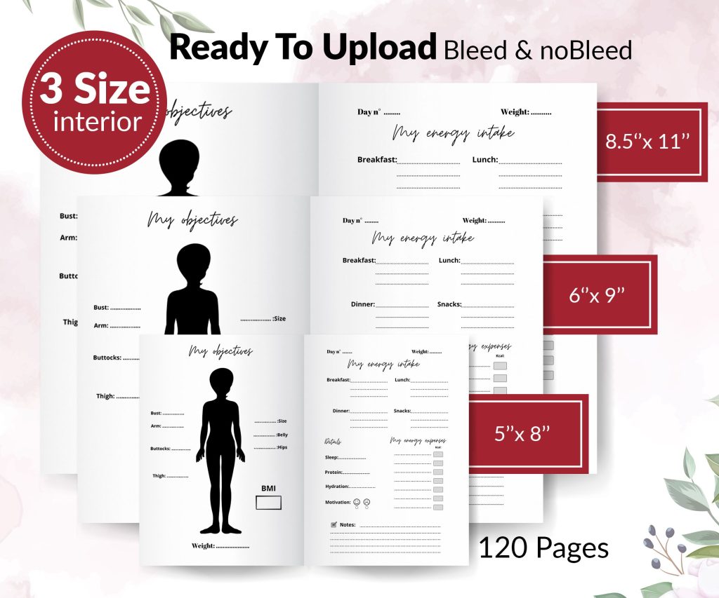 Amazon KDP Planner Bundle of 10 interiors 3 Size 6×9 8.5×11 5×8 Low Content Books Logbook, Workbook… , Ready To Upload PDF COMMERCIAL Use
