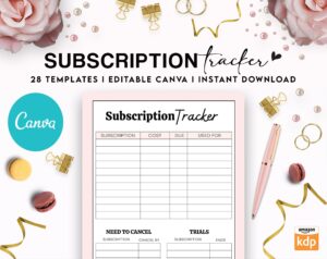 Canva Online Business Planner 28 Templates for Journal, Canva KDP Planner editable interiors Bundle COMMERCIAL Use as print PDF or upload
