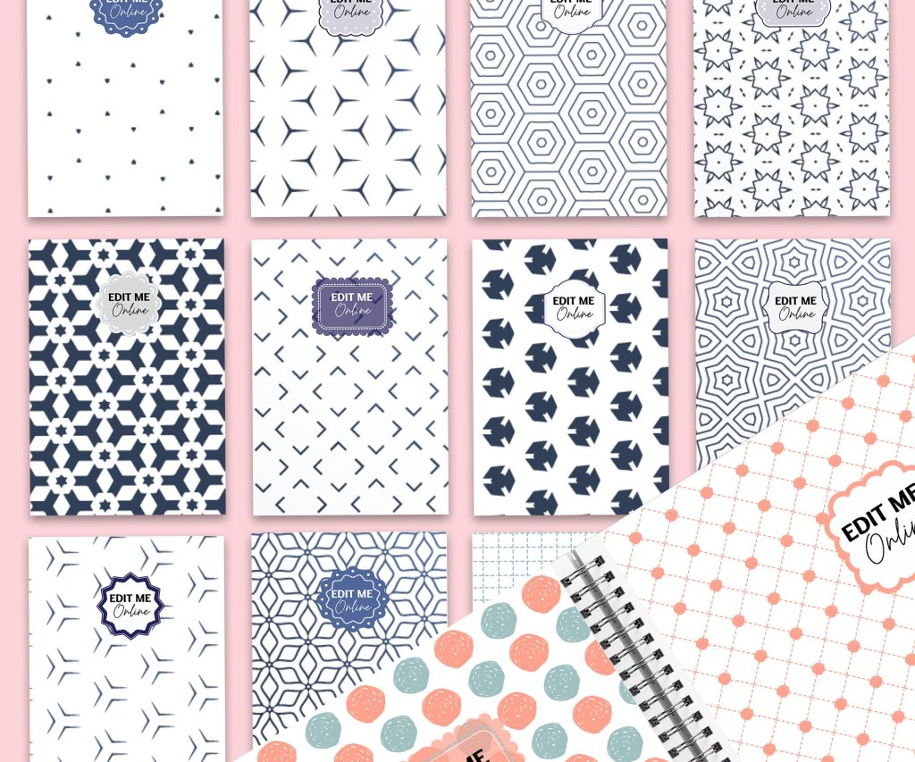 15 Canva kdp cover template Editable for book cover, Canva KDP Cover bundle journal 6×9″