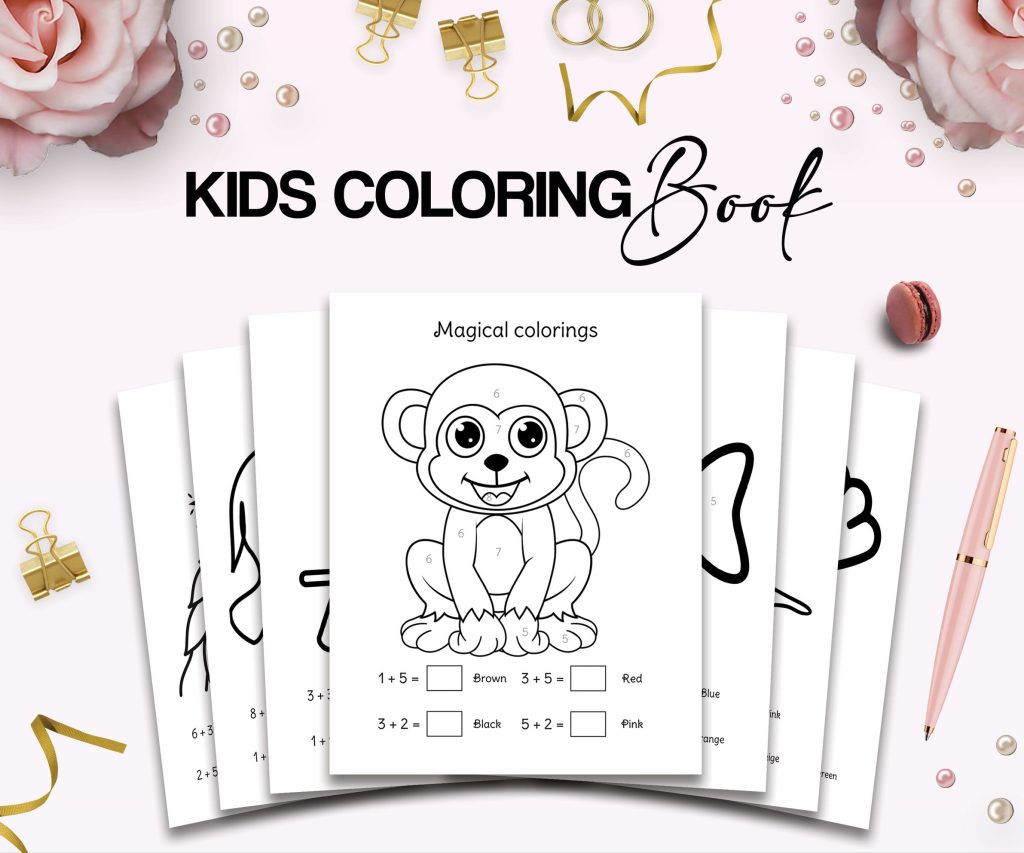 KDP Coloring Book Template