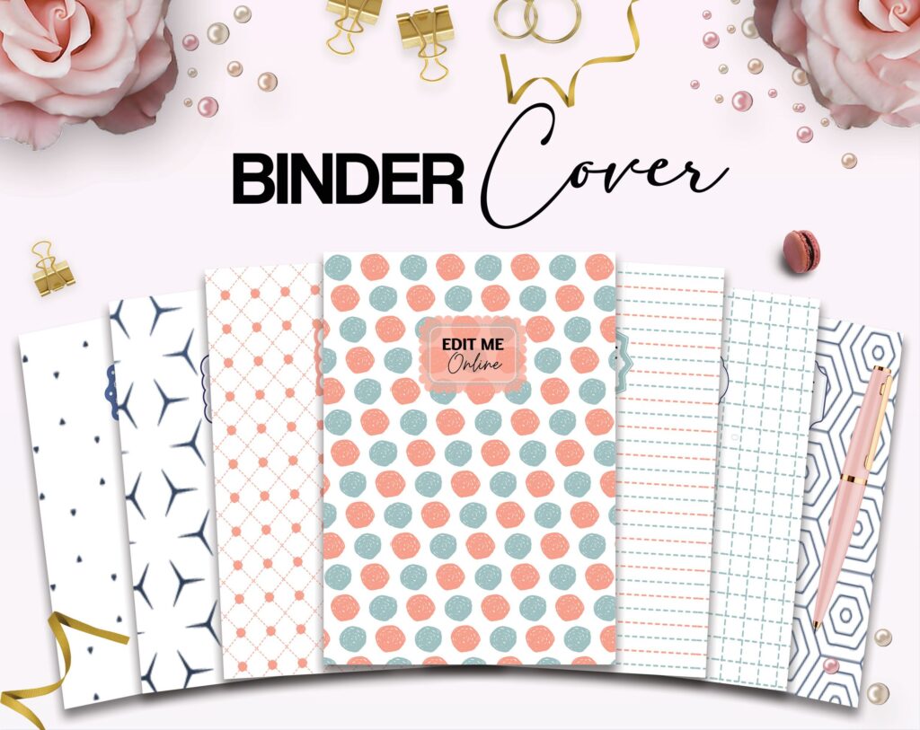 15 Canva kdp cover template Editable for book cover, Canva KDP Cover bundle journal , binder cover, 6×9″
