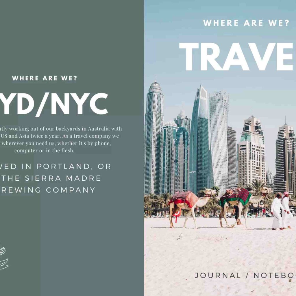 Travel Canva kdp Book Cover template Editable Cover, Canva KDP Cover For journal notebook 6×9"