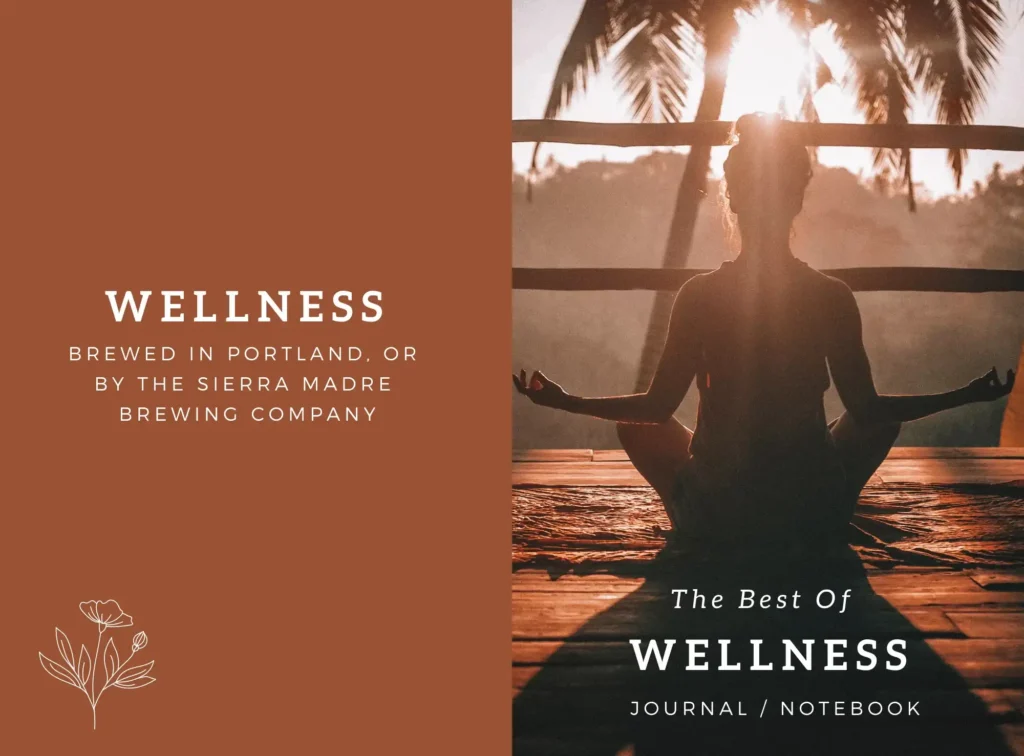 Wellness Canva kdp Book Cover template Editable Cover, Canva KDP Cover For journal notebook 6×9"