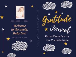 Gratitude Hard Cover Canva kdp template Editable Cover, Canva KDP Book Cover For journal notebook 6×9" 120 pages