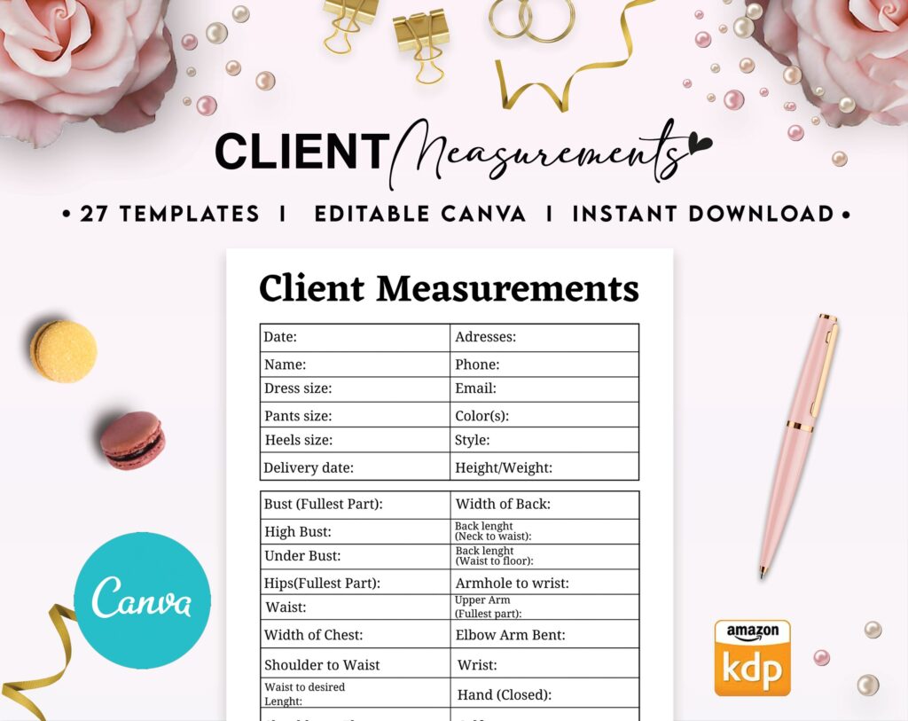 Sewing Projects Planner & Organizer 27 Editable Templates for Journal, Canva KDP Planner editable interiors Bundle