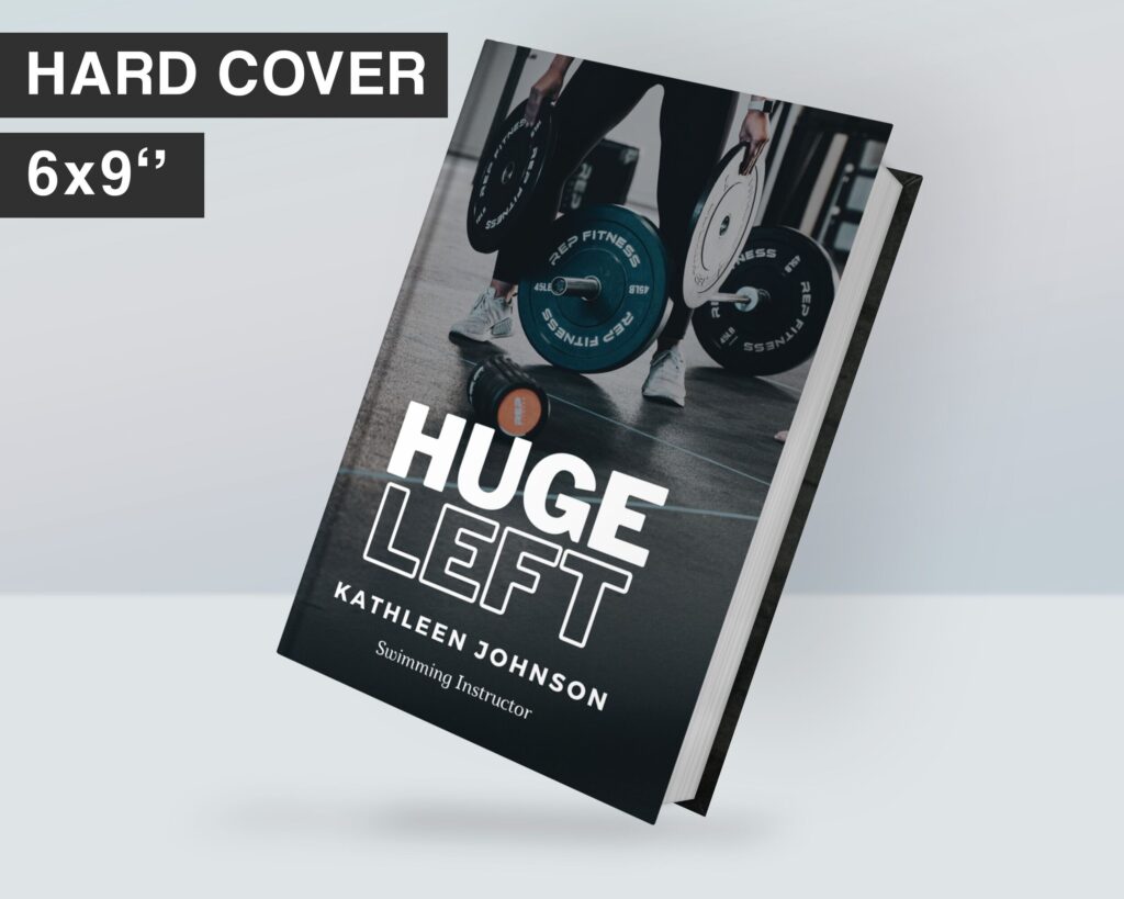 Bodybuilding Fitness Hardcover Canva kdp template Editable Cover, For Canva KDP Book journal Notebook Novel 6×9″ 120 pages