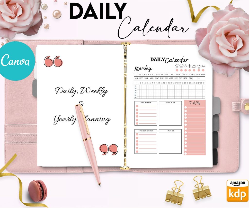 Adult ADHD +160 editable Canva Life Planner Templates for Journal, Canva KDP Planner editable interiors bundle as print PDF
