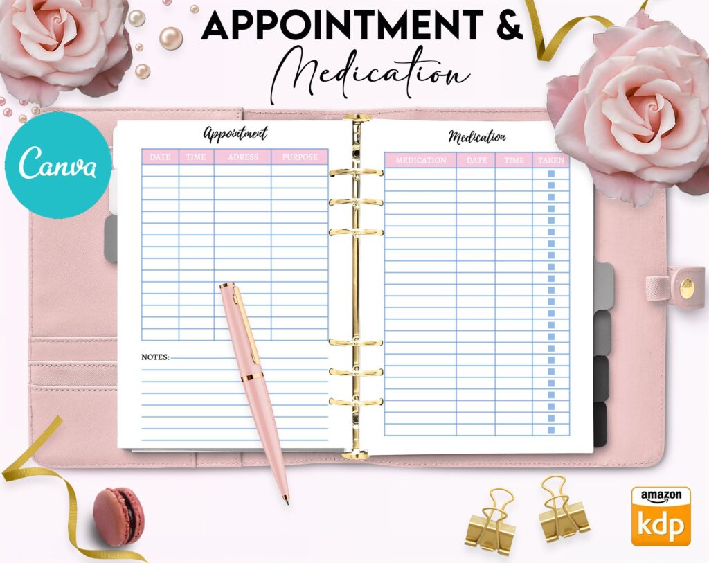 Pregnancy journal 17 Editable Templates for Journal, Canva KDP Planner editable interior
