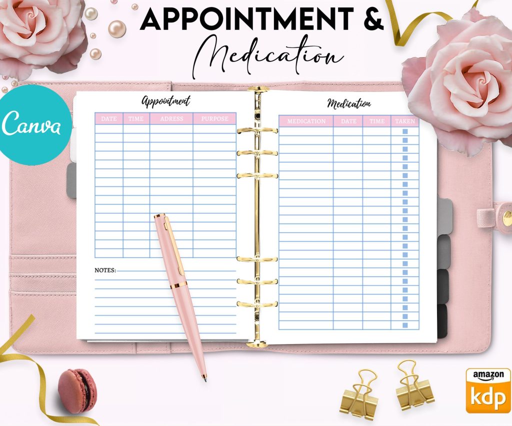 Pregnancy journal 17 Editable Templates for Journal, Canva KDP Planner editable interior