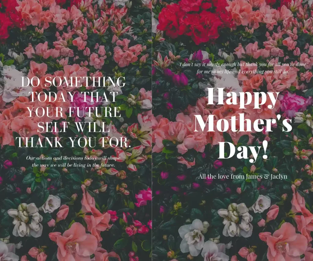 Mothers day Hardcover Canva kdp template Editable Cover, For Canva KDP Book journal Notebook Novel 6×9" 120 pages