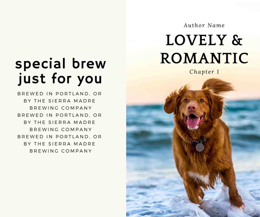 Dog Hardcover Canva kdp template Editable Cover, For Canva KDP Book journal Notebook Novel 6×9" 120 pages