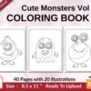 Monster Coloring Book