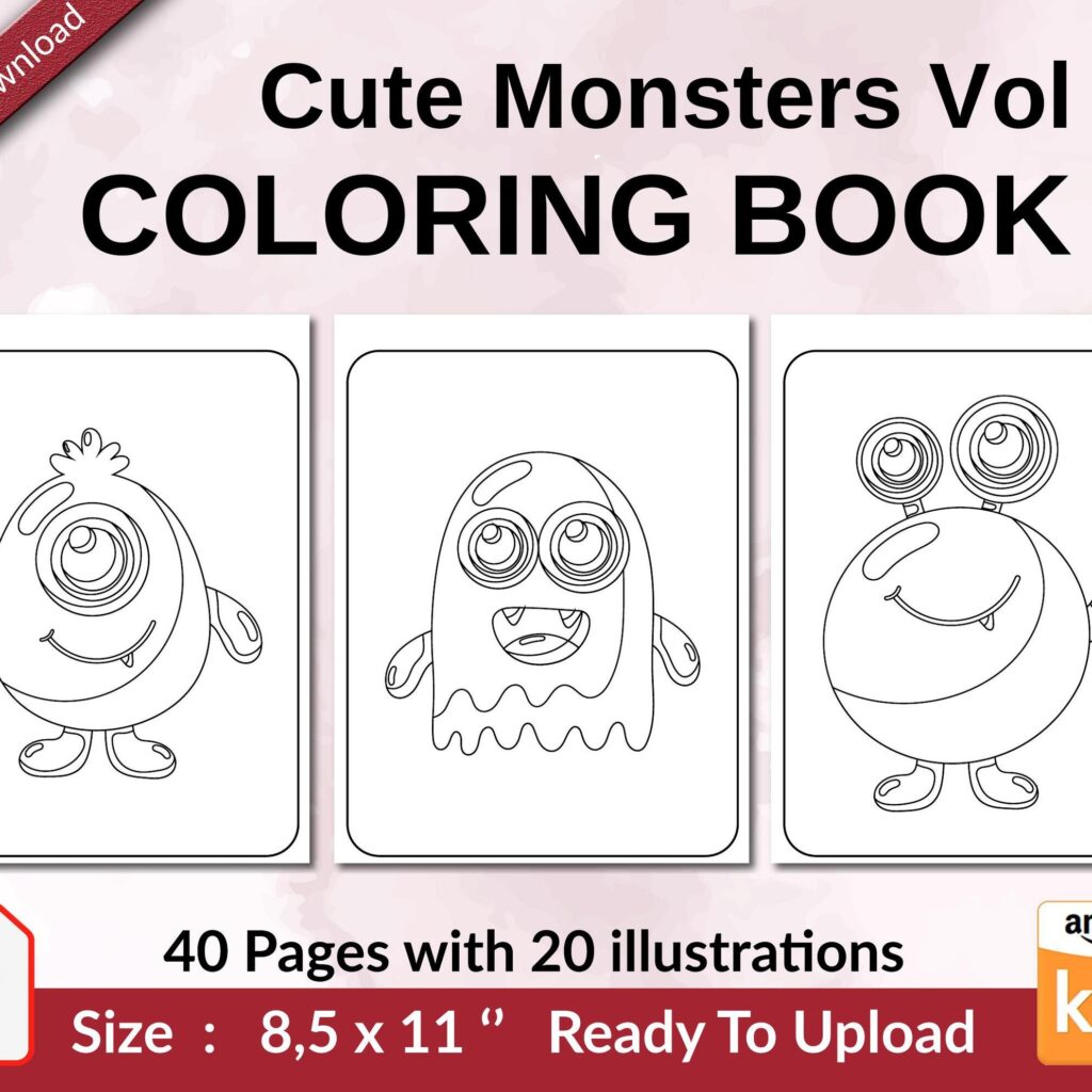 Monster Coloring Book