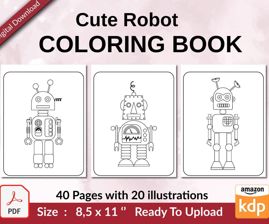 Robot Coloring Book