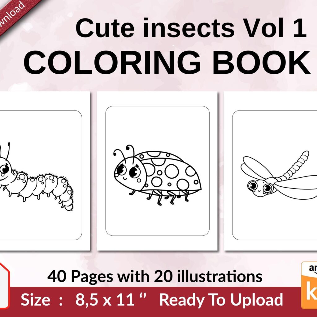 Insect Coloring Books