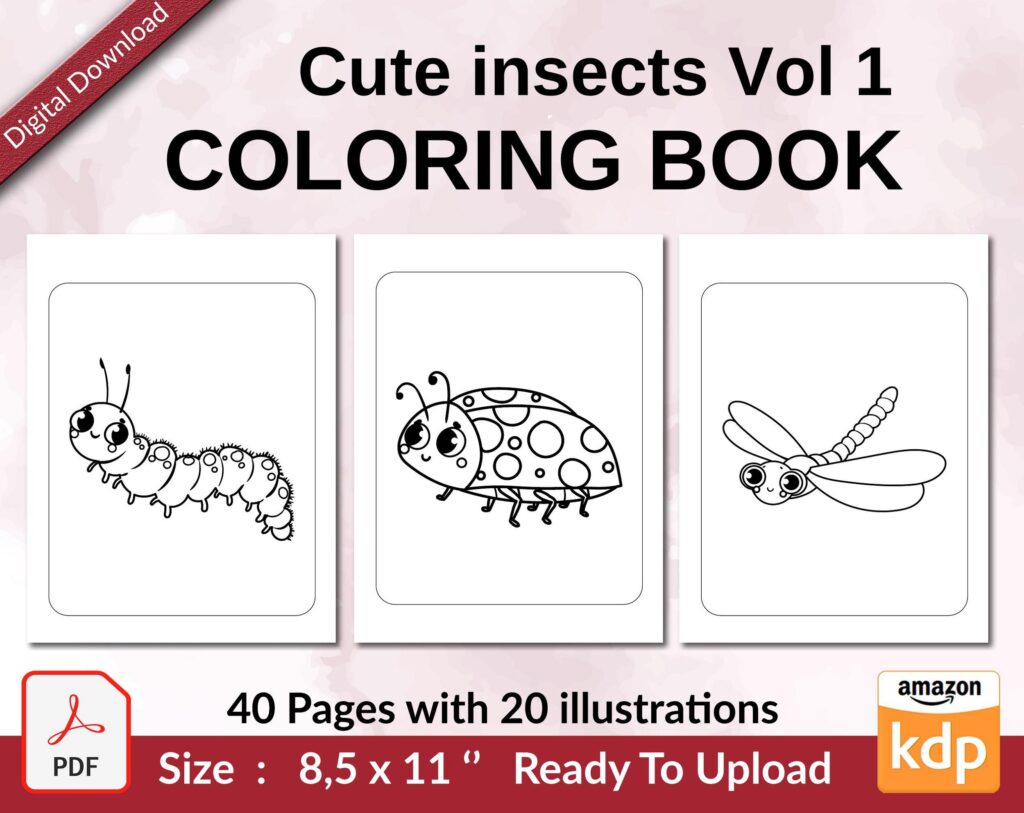 Insect Coloring Books