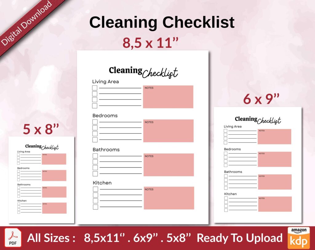 deep cleaning house checklist pdf