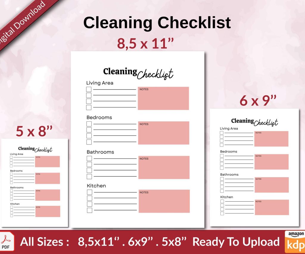 deep cleaning house checklist pdf