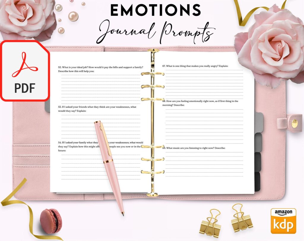 Adoption Promptly Journal 46 Pages, 8.5×11″ KDP Planner interior COMMERCIAL Use