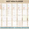 Busy Mom Planner