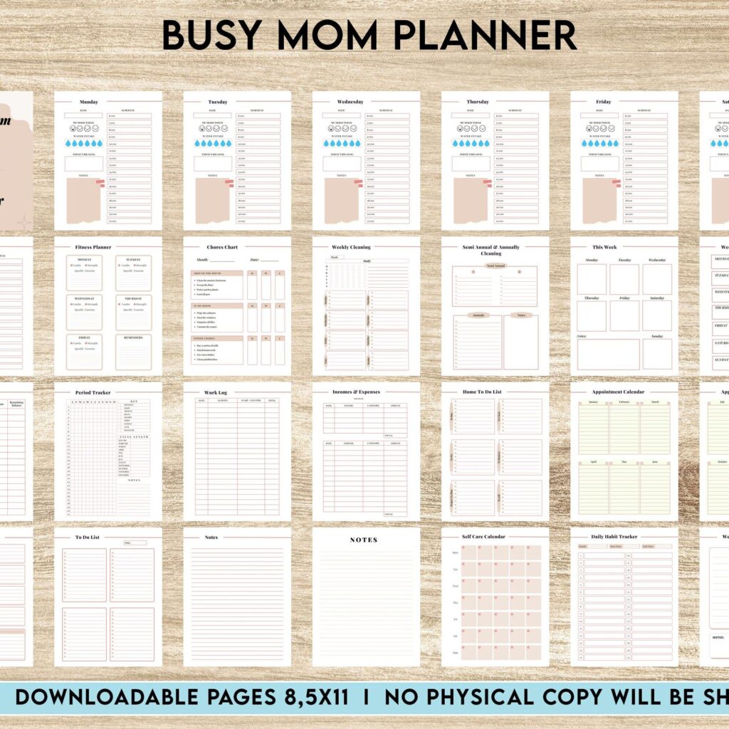 Busy Mom Planner