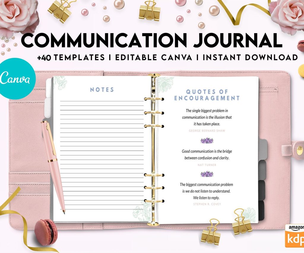 Communication Journal, DBT Interpersonal Effectiveness, Mental Health Editable Templates, Therapy Worksheets, Canva Editable Templates, Kdp interior