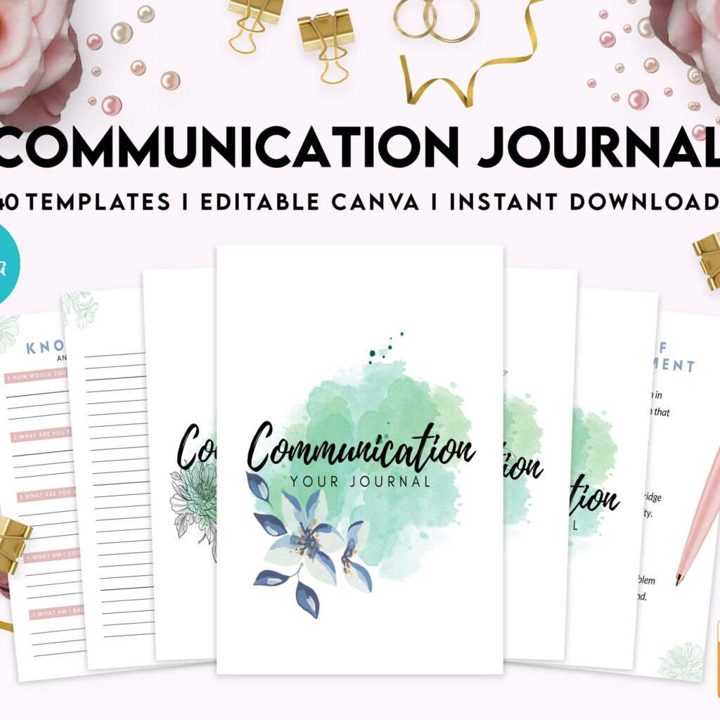 Communication Journal, DBT Interpersonal Effectiveness, Mental Health Editable Templates, Therapy Worksheets, Canva Editable Templates, Kdp interior