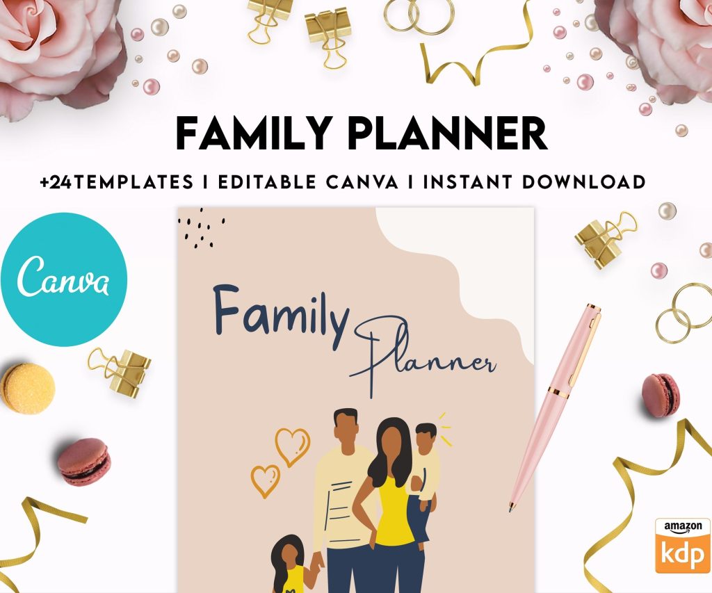 Family Health History, Personal Health History, Medical Record Tracker, Medical Appointment Tracker, Physician Form template, Canva Editable Templates, Kdp interior