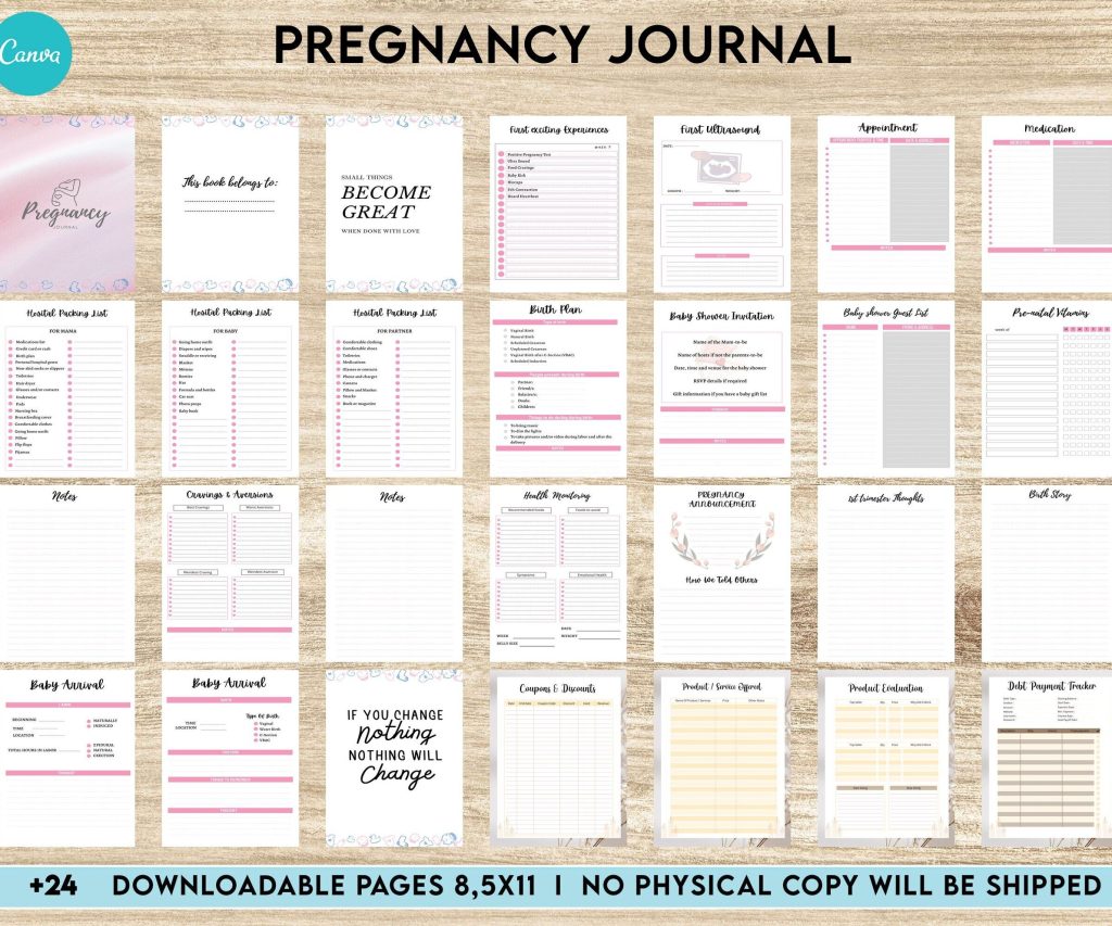 Pregnancy Journal Template