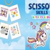 scissor tracing Activity book PDF File 8.5×11 inch For Kids aged 2-4 4-8, KDP interior Ready To Upload COMMERCIAL Use