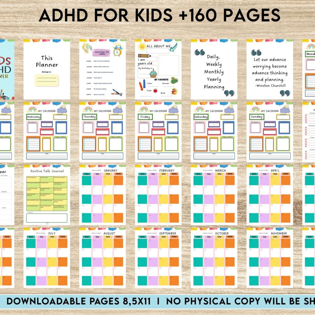 planner for kids