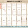 8×11 inch pages size Business Planner, Small Business Plan, Online Business planner, Business Planner Sheets, PDF Printable, Kdp interior