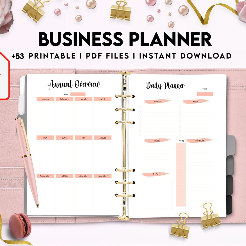 8×11 inch pages size Business Planner, Small Business Plan, Online Business planner, Business Planner Sheets, PDF Printable, Kdp interior