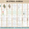Stress Journal, DBT Distress Tolerance, DBT Skills, Therapy Journal, Mental Health Journal, Stress 8×11 inch pages size, Stress Relief, BPD, Anxiety, PDF Printable, Kdp interior