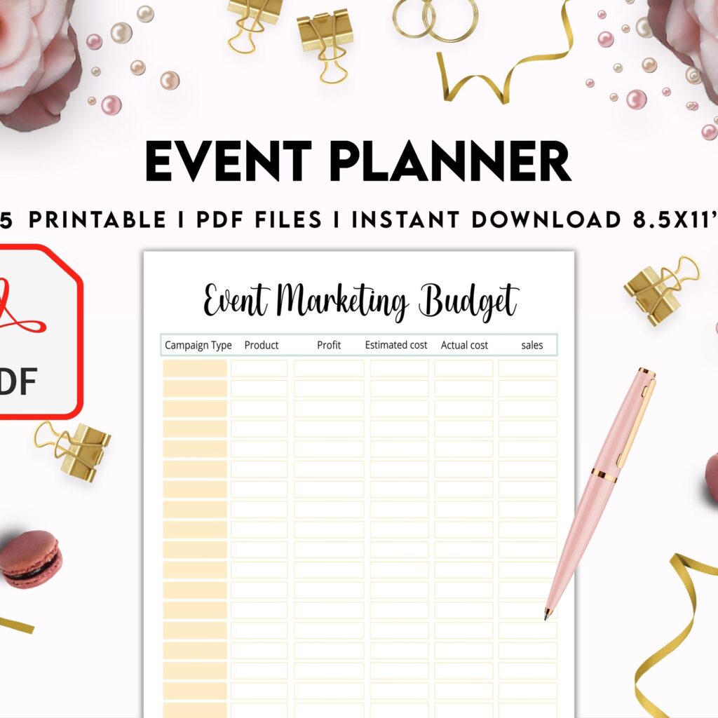 Event Planning Business Planner, Order form, Invoice, Tracker… , 35 pages PDF Printable, Kdp interior, Binder journal