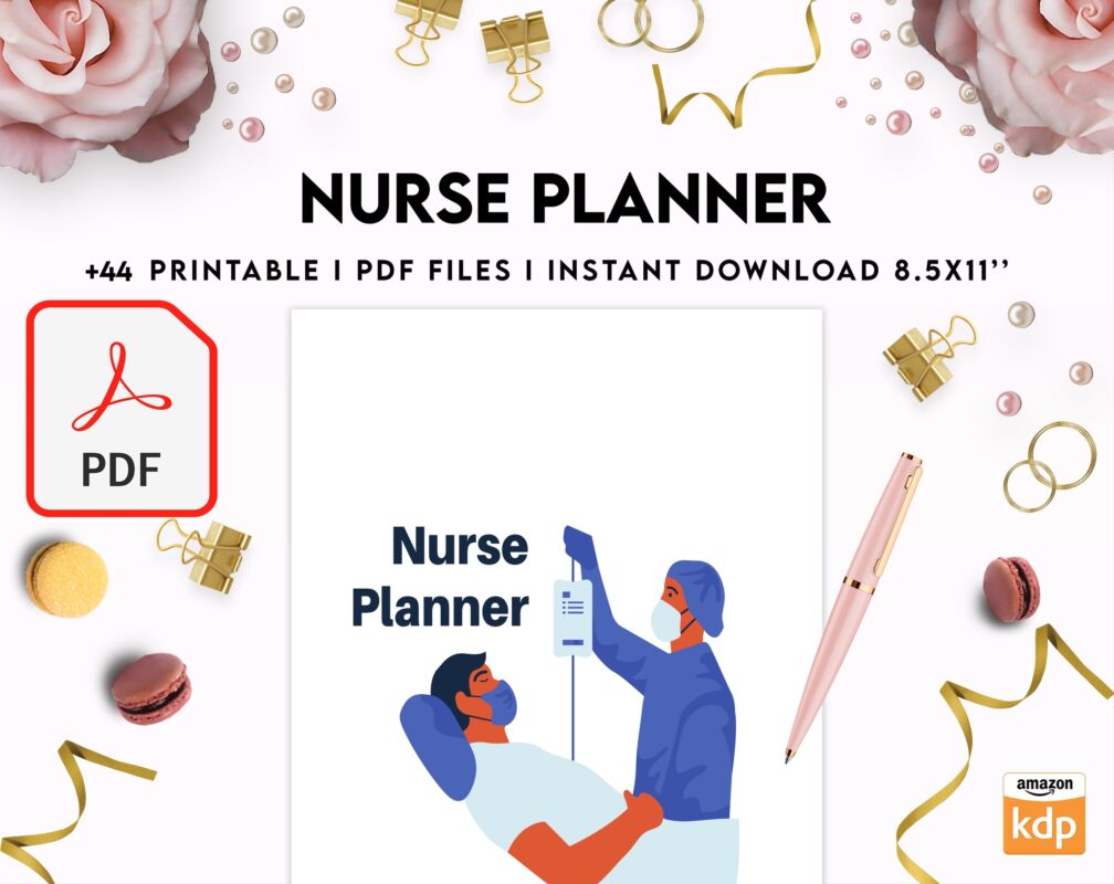 Nurse Planner, Nurse Practice journal, Nursing Student Planner, Nursing School Planner, Student