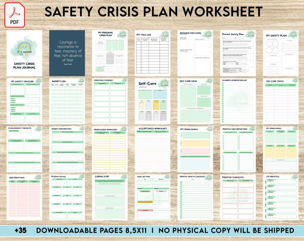 Mental Health Crisis Plan Template Pdf