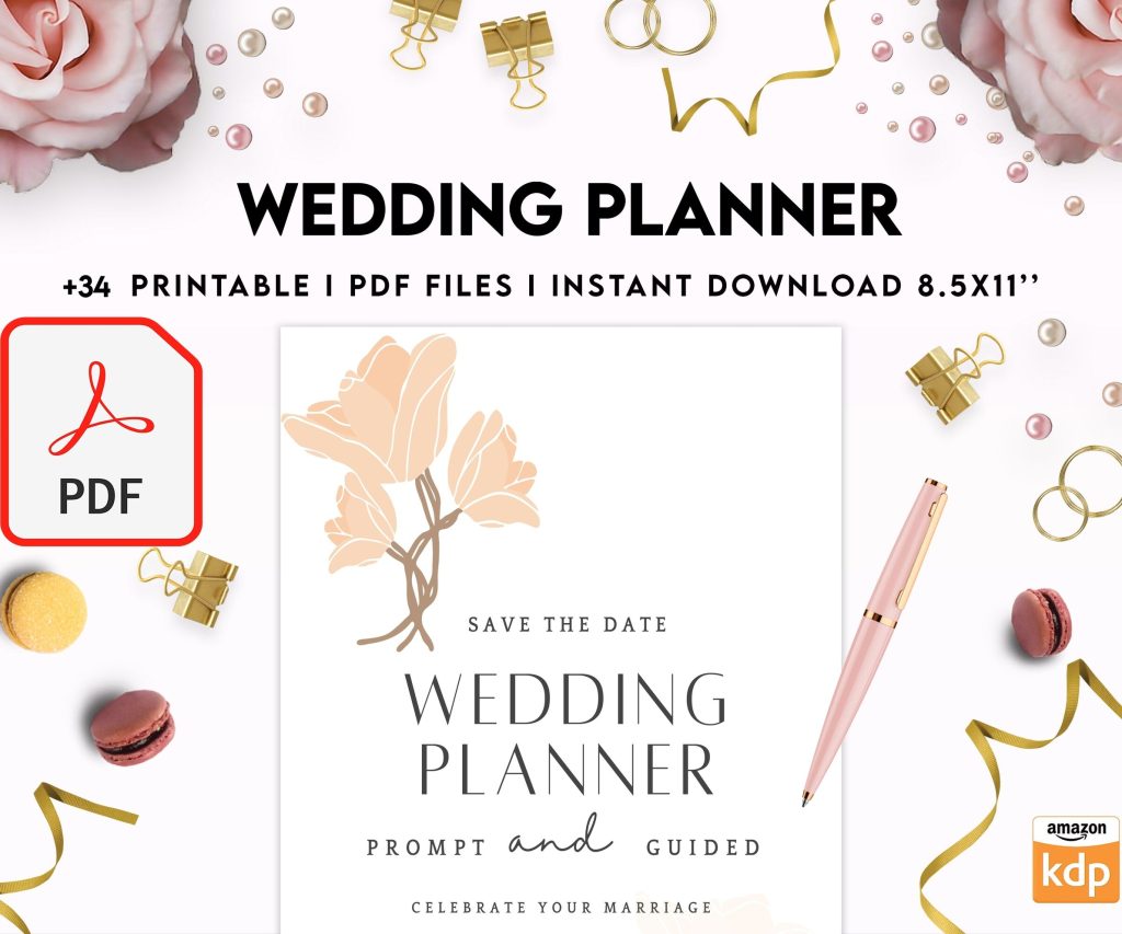 Wedding Planner , Wedding Pages, Wedding Plan Bundle, Wedding Planning Book, Wedding Planner, PDF Printable, Kdp interior
