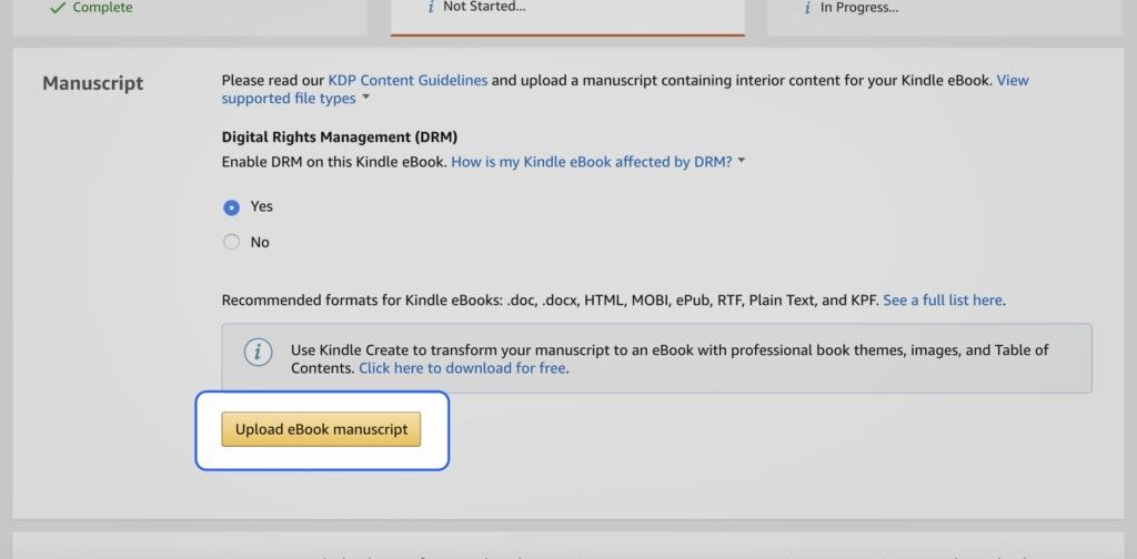 How to Publish a book on Amazon KDP?