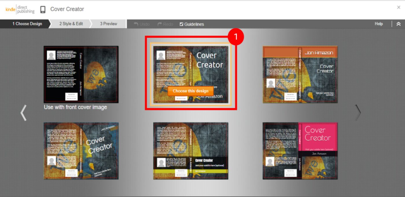 KDP Cover Template Generator