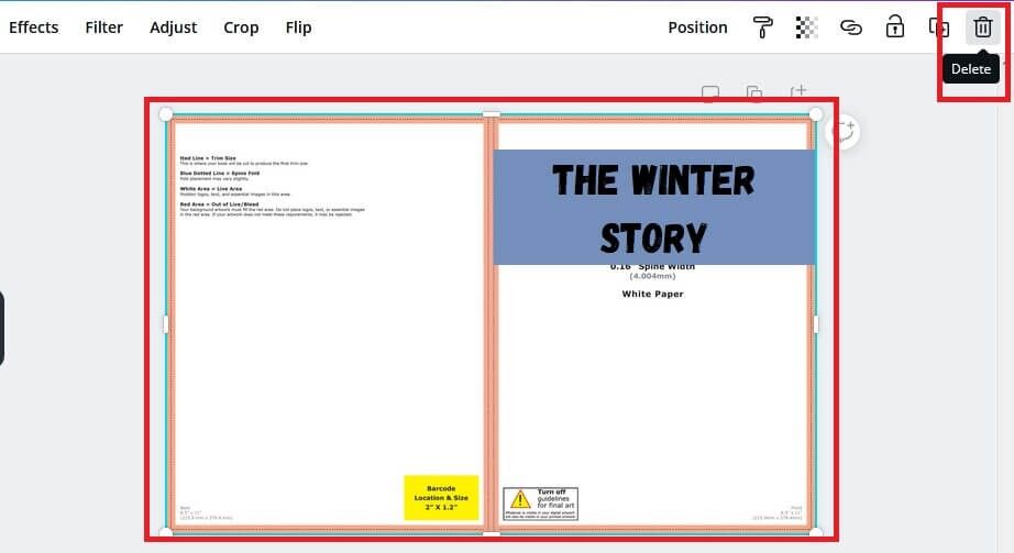 Canva for an Amazon KDP Paperback Template in Arabic Pattern