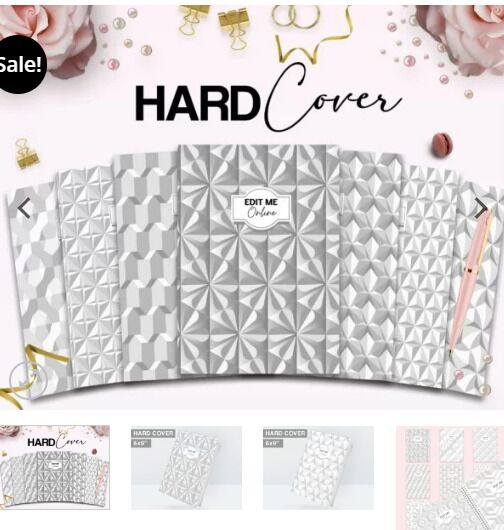 9 Pattern Hardcover Template
