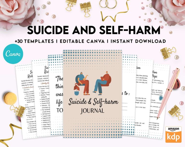 Suicide and self-harm journal, suicide awareness,suicide prevention ...
