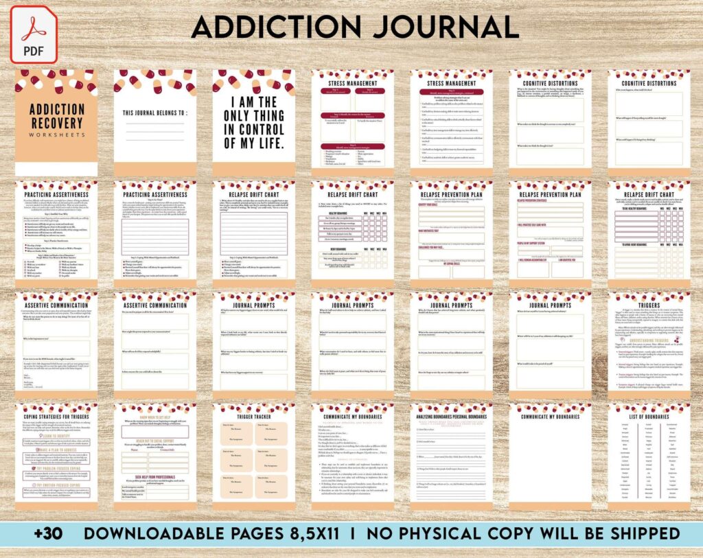 Addiction Recovery Journal PDF