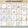 Anger Management for Adults, therapy journal , mental health, self care journal, KDP interior PDF file 8,5×11 inch